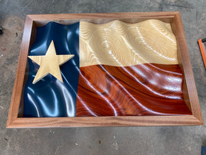 The "Waves of Pride" Texas Flag