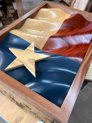 The "Waves of Pride" Texas Flag