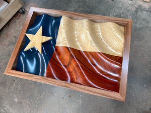 The "Waves of Pride" Texas Flag