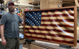 Old Glory "Waves of Grain" American Flag