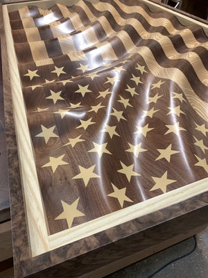 The "Amber Waves of Grain" American Flag