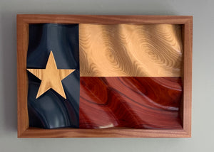 The "Waves of Pride" Texas Flag