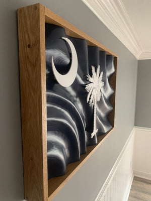 The South Carolina "Waving Fronds of Freedom" State Flag