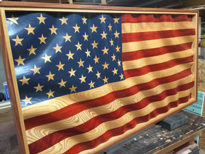 Old Glory "Waves of Grain" American Flag