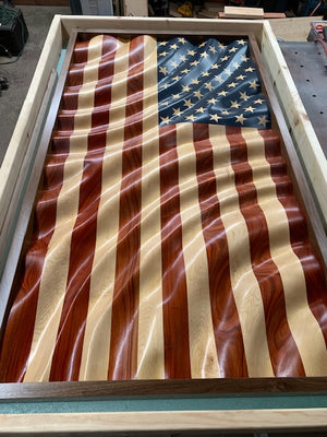 Old Glory "Waves of Grain" American Flag