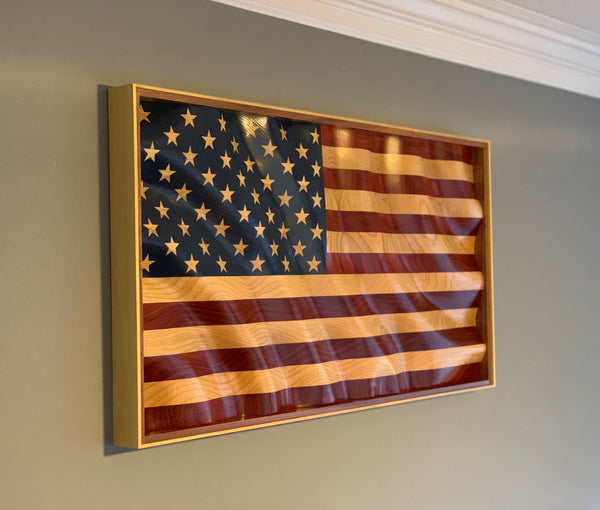 Old Glory "Golden Waves of Grain" American Flag