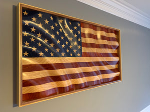 Old Glory "Golden Waves of Grain" American Flag