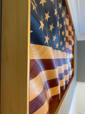 Old Glory "Golden Waves of Grain" American Flag