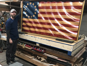Betsy's "Golden Waves of Grain" American Flag