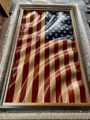 Old Glory "Waves of Grain" American Flag